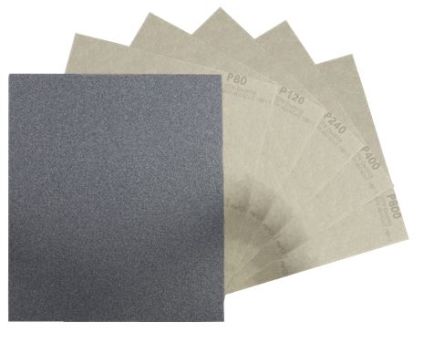RS PRO 碳化硅砂纸, 砂纸, 80, 120, 240, 400, 800粒度, 80+级, 230mm宽 x 280mm长