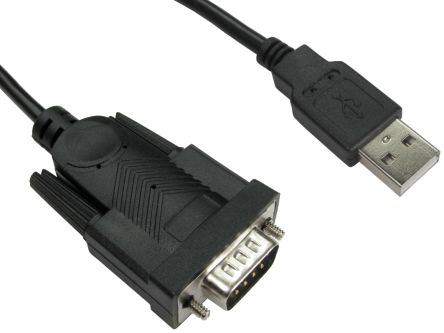 RS PRO Adapter, USB A, DB-9, Stecker, Stecker