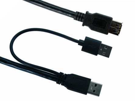 RS PRO USB-Verlängerungskabel, 10m, USB 3.0, USB 1-Port