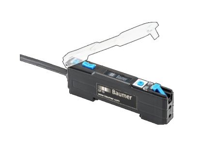Baumer PNP Faseroptik Verstärker 840 Mm Steckverbinder M8, 4-polig M8-Steckverbinder 0,001 Sekunden, 0,004 Sekunden,