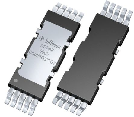 Infineon Transistor MOSFET & Diodo IPDD60R080G7XTMA1, VDSS 650 V, ID 83 A, DDPAK De 10 Pines, 2elementos