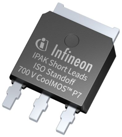 Infineon N-Channel MOSFET Transistor & Diode, 5.7 A, 700 V, 3-Pin IPAK IPSA70R2K0P7SAKMA1