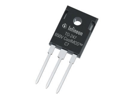 Infineon CoolMOS C7 IPW65R065C7XKSA1 N-Kanal Dual, THT MOSFET Transistor & Diode 700 V / 145 A, 3-Pin TO-247