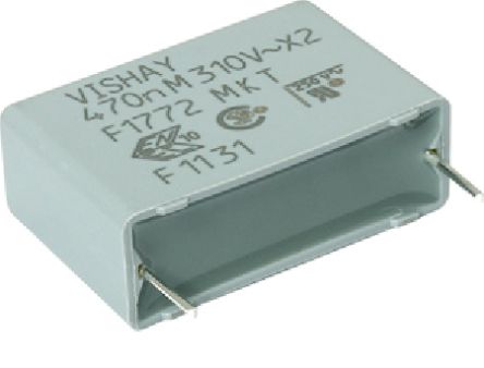 Vishay F1772 Folienkondensator 330nF ±10% / 310V Ac, THT Raster 22.5mm