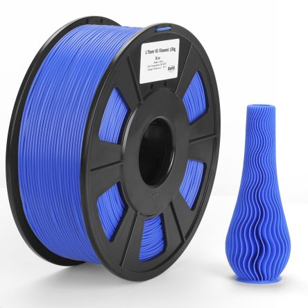 RS PRO Hochgeschwindigkeits-PLA 3D-Drucker Filament, Blau, 1.75mm, FDM, 1kg
