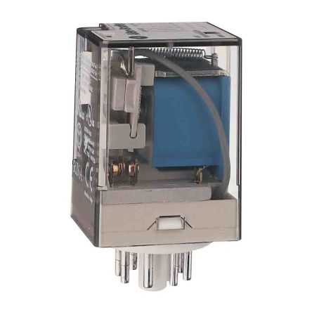 Rockwell Automation Plug In Non-Latching Relay, 24V Ac Coil, 10A Switching Current, 3PDT