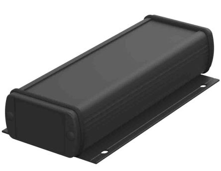 Bopla Caja De Uso General De Aluminio Negro, 57 X 32 X 150mm, IP65, Apantallada