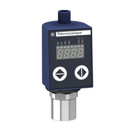 Telemecanique Sensors Telemecanique Differenz Drucksensor 0.8bar Bis 10bar, Analog + Diskret, Für Luft, Süßwasser, Hydrauliköl,