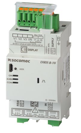 Socomec Leistungsmessgerät Für Strom, Oberwellen, Spannung H 90mm B 54mm T. 44mm