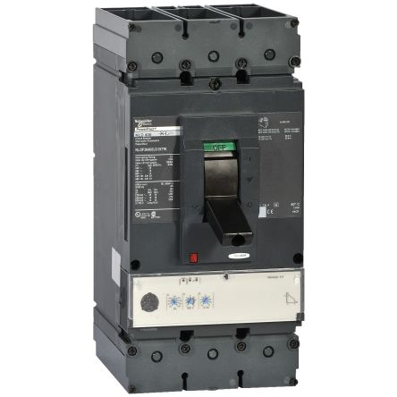Schneider Electric Disjoncteur PowerPact 3 Pôles, 600A