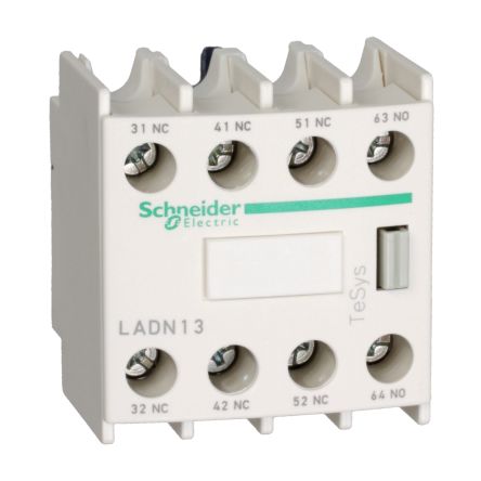 Schneider Electric LADN Hilfskontaktblock TeSys, 1 Öffner + 3 Schließer, 690 V