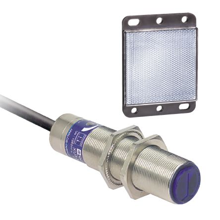Telemecanique Sensors Telemecanique XU Miniatur Mit Gewinde Optischer Sensor, Polarisierte Retroreflexion, Bereich 2 M, Diskret Ausgang,