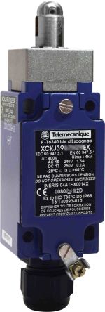 Telemecanique Sensors Telemecanique Endschalter, Rollen, 2 Öffner/1 Schließer, IP66, IP67, Metall, 6A