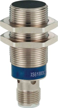 Telemecanique Sensors Inductive Barrel-Style Proximity Sensor, M8 X 1, 2 Mm Detection, NPN Output, 24 V Dc, IP65, IP67