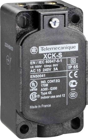 Telemecanique Sensors Interrupteur De Fin De Course, 2NF/1NO, 6A