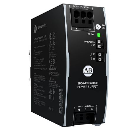 Rockwell Automation Rockwell 1606 DIN-Schienen Netzteil, 100 → 240 V Ac, 110 → 150 V Dc, 24V / 20A