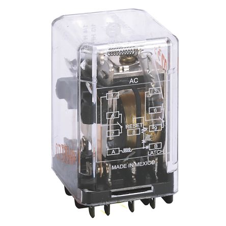 Rockwell Automation Plug In Power Relay, 240V Ac Coil, 10A Switching Current, DPDT