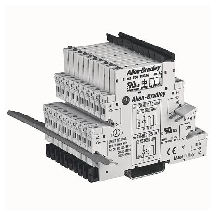 Rockwell Automation Modulo Interfaccia Relè Serie 700-HLS, Bobina 110/125V Ca/cc, Guida DIN