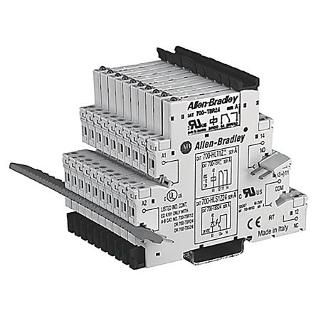 Rockwell Automation 700-HL Series Interface Relay Module, DIN Rail Mount, 240V Ac Coil, 6A Load