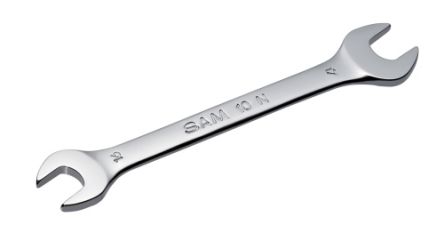 SAM 10-N Series Double Ended Open Spanner, 12mm, Metric, No, Double Ended, 172 Mm Overall, No