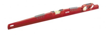 SAM Wasserwaage, Typ Gerade, 400mm, 2 Libelle/n Magnetisch, 0,5 Mm/m
