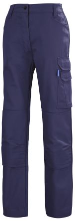 Cepovett Safety Pantalon De Travail KROSS LINE, L Femme, Bleu Foncé, Conception Robuste, EN 14404