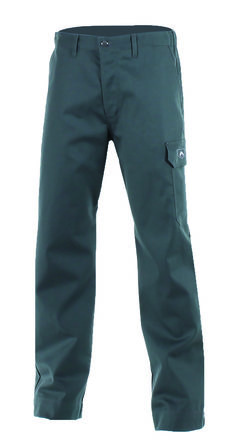 Cepovett Safety Pantalon De Travail FLAME RETARDANT, S Homme, GRIS ACIER En Coton, Retardateur De Flamme, EN ISO 11611