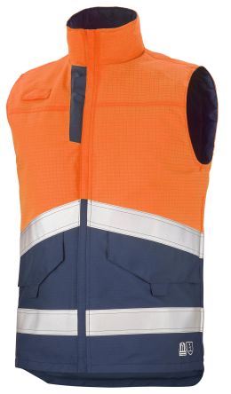 Cepovett Safety Gilet Haute Visibilité, Taille XL Avec Fermeture éclair Zip