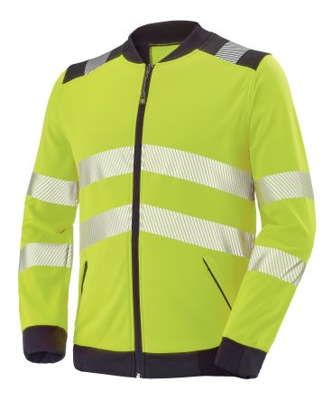 Cepovett Safety Sweat Haute Visibilité, Jaune/noir, Mixte, Taille XL