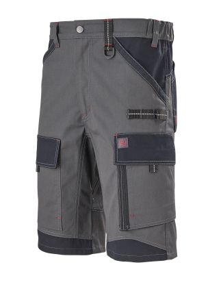 Lafont Pantalones Cortos De Trabajo Para Hombre De Algodón, Poliéster De Color Gris Carbón/negro, Talla XXL