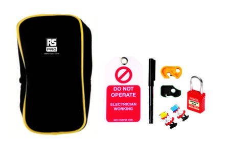 RS PRO Kit Di Bloccaggio Per Elettricisti, 1 Foro Di Bloccaggio