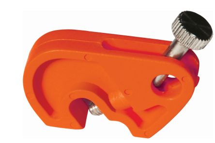 RS PRO PVC Halter Typ Miniaturüberlastschalter-Abschaltung, 1-fach Verriegelung, Rot