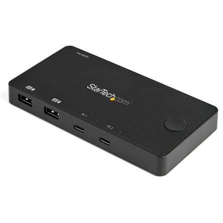 StarTech.com KVM-Switch 2-Port 2 Videoausgänge HDMI 1 Displays 140 X 72 X 15.7mm