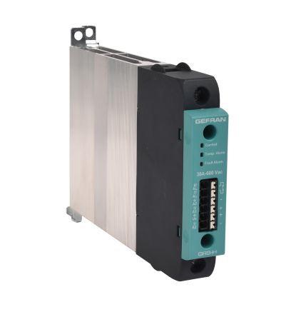 Gefran GRS-H Series Solid State Relay, 30 A Load, DIN Rail Mount, 480 V Ac Load