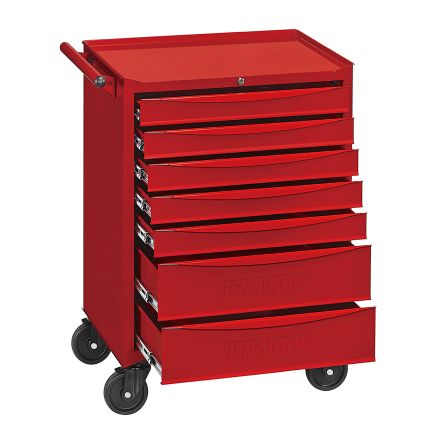 Teng Tools Caja De Herramientas, Metal, Armario Con Ruedas, 7 Cajones, 670 X 460 X 960mm