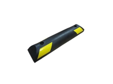 RS PRO Gummi Stoßschutz Für Den Einsatz Auf Boden Gerade, 145mm X 100 Mm X 710mm, Schwarz/Gelb