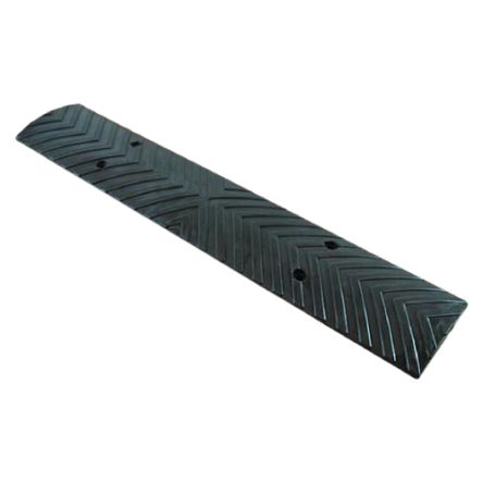 RS PRO Polyurethan Stoßschutz Für Den Einsatz Auf Masse Wand D-Fender, 100mm X 15 Mm X 500mm, Schwarz