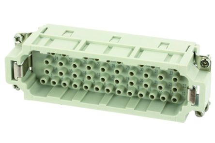 Amphenol Industrial Heavy Mate C146 Industrie-Steckverbinder Kontakteinsatz, 46-polig 16A Stecker, Stifteinsatz Für