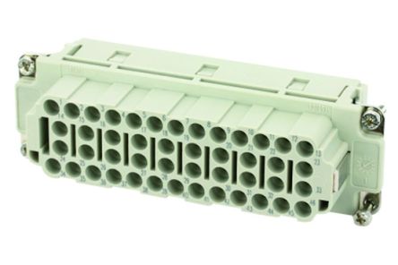 Amphenol Industrial Heavy Mate C146 Industrie-Steckverbinder Kontakteinsatz, 46-polig 16A Buchse, Buchseneinsatz Für