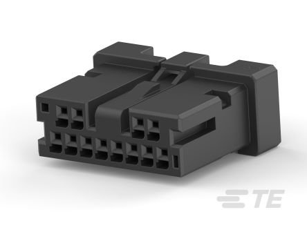 TE Connectivity Carcasa De Montaje En PCB 1-2834461-2, Serie 1-2834461, Paso: 1.8mm, 12 Contactos, 2 Filas, Horizontal,