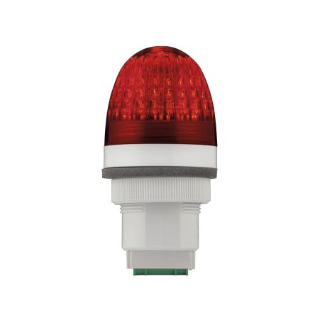 RS PRO, LED Dauer Signalleuchte Rot, 12 V Ac/dc, 24 V Ac/dc, Ø 30mm X 48mm