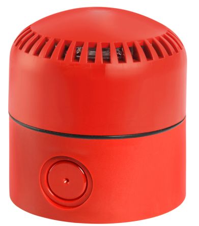 RS PRO 电子报警器, 64音调, 12 v 交流 / 直流、 24 v 交流 / 直流, 红色, IP65