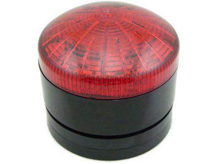 RS PRO Balise Clignotante à LED Rouge, 110 V C.a., 230 V C.a.