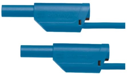Schutzinger Messleitung Stecker, Blau 1m, 1kV / 32A