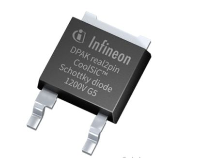 Infineon 1200V 5A, SiC Schottky Diode, 2-Pin DPAK IDM05G120C5XTMA1