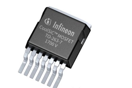 Infineon N-Channel MOSFET, 5.2 A, 1700 V, 7-Pin D2PAK IMBF170R1K0M1XTMA1