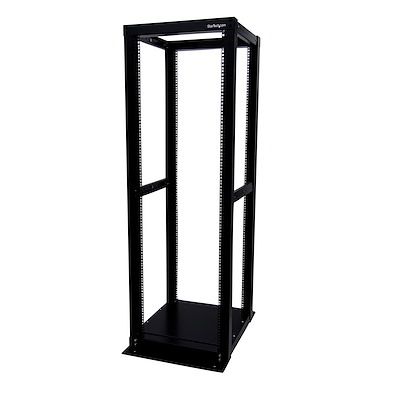 StarTech.com 36U Server Rack With Steel 4-Post Frame in Black