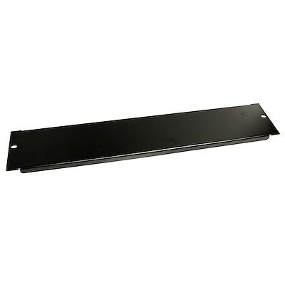 StarTech.com Placa De Cierre 2U De Acero Negro, 483 X 13mm,