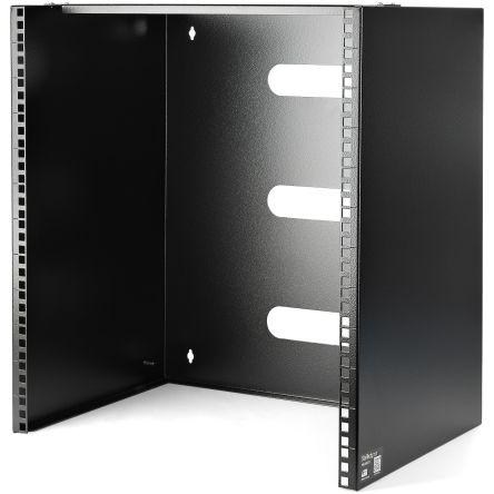StarTech.com 12U服务器机架, 黑色, 带2 柱框架, 541mm高