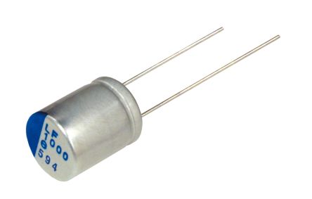 Nichicon 470μF Conductive Polymer Aluminium Solid Electrolytic Capacitor 16V Dc, Radial, Through Hole - PLF1C471MDO1